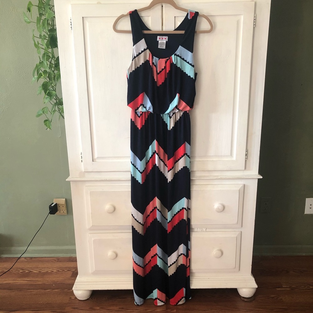 Three Pink Hearts Trixxi Maxi Dress